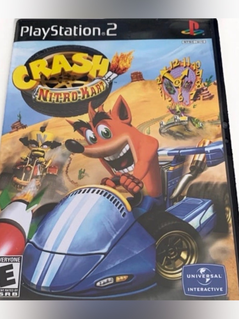 Crash Nitro Kart Playstation 2 PS2 Black Label Complete Mint Condition Tested